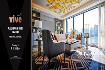 Avail fully furnished 1 and 2 BHK apartments at Omkar Vive, Kurla West, Mumbai